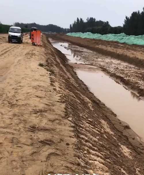 保定高阳县河道降水